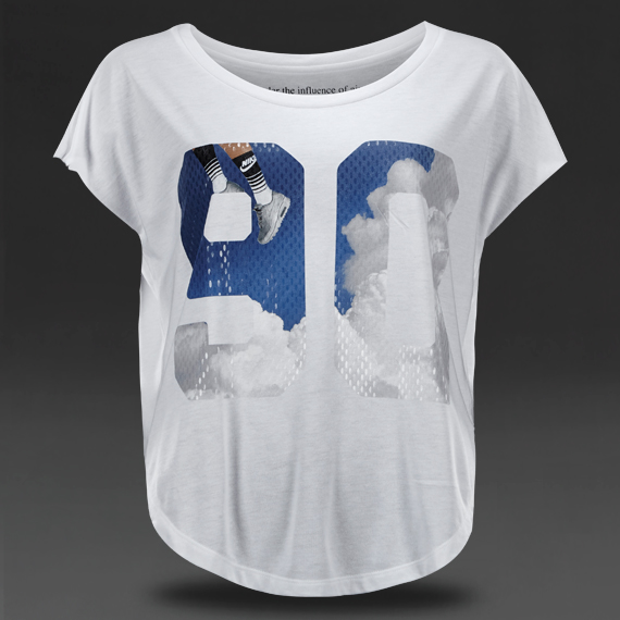 Nike Sportswear Air Max 90 Signal Tee White / Black for Women